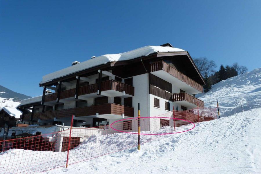 Vakantie in de bergen Appartement 2 kamers 4 personen (BO) - Résidence Aigles II - La Clusaz - Buiten winter