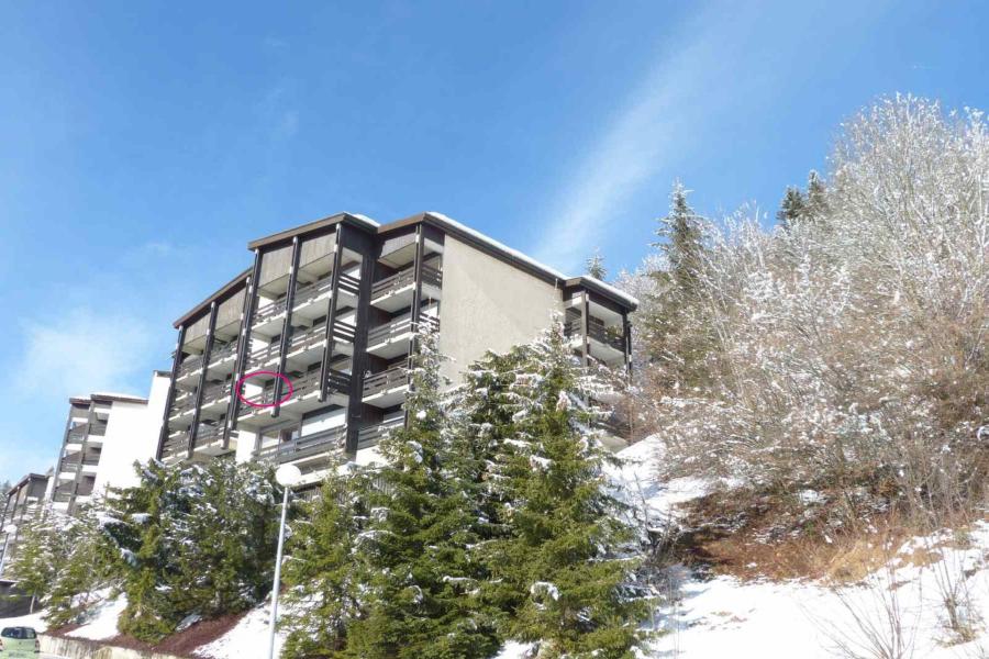 Urlaub in den Bergen Studio Schlafnische 3 Personen (11) - Résidence Aiguille Verte - La Clusaz - Draußen im Winter