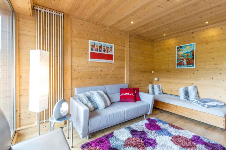 Skiverleih Studio Schlafnische 3 Personen (11) - Résidence Aiguille Verte - La Clusaz - Wohnzimmer