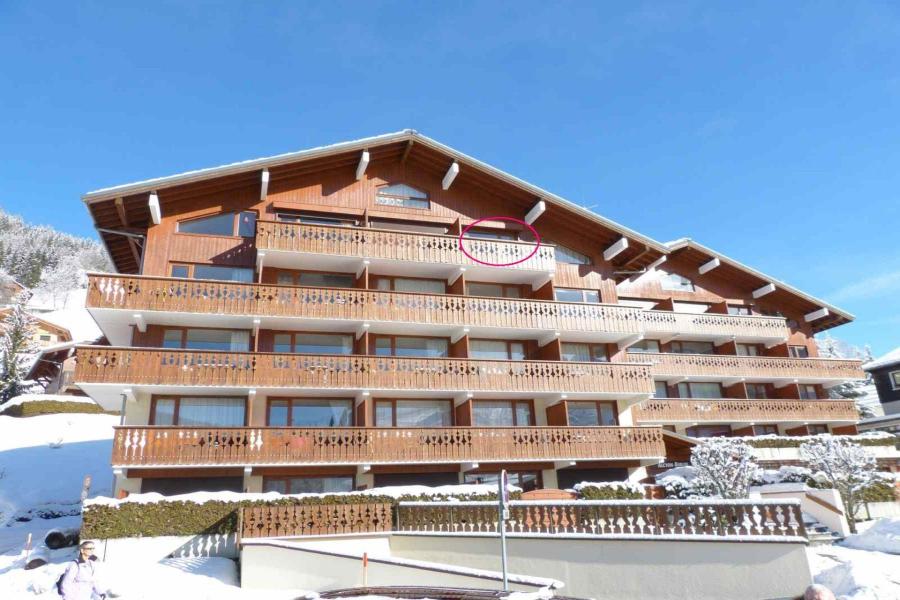 Location au ski Résidence Alcyon - La Clusaz - Extérieur hiver