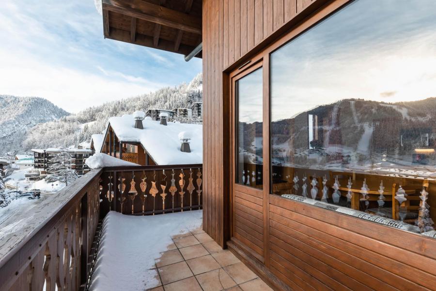 Location au ski Appartement 2 pièces coin montagne 5 personnes (31) - Résidence Alcyon - La Clusaz - Balcon