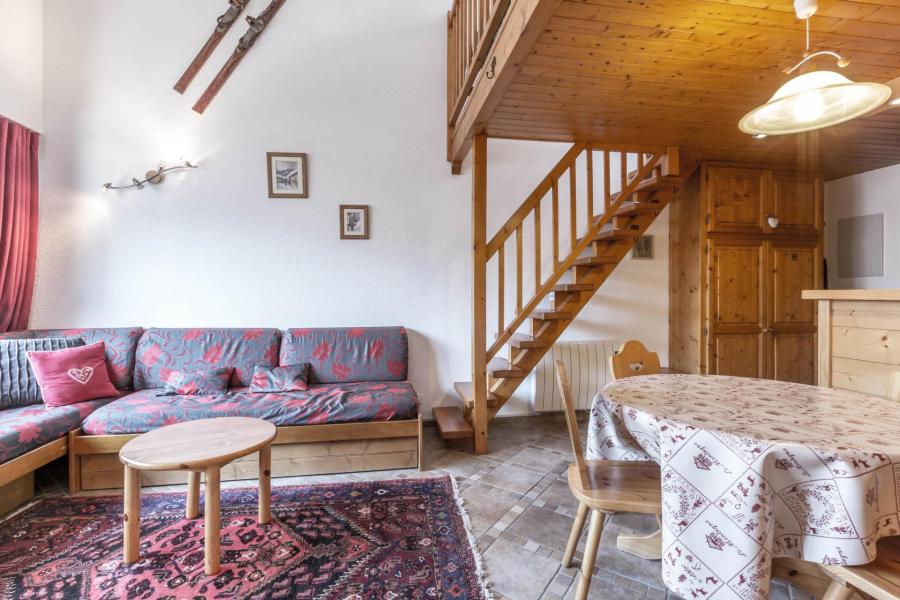 Ski verhuur Appartement 4 kamers mezzanine 6 personen (44) - Résidence Alcyon - La Clusaz - Woonkamer