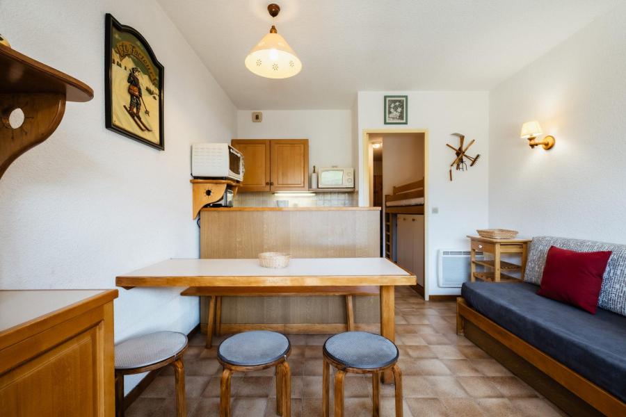 Skiverleih Studio Schlafnische 5 Personen (01) - Résidence Alcyon - La Clusaz - Wohnzimmer