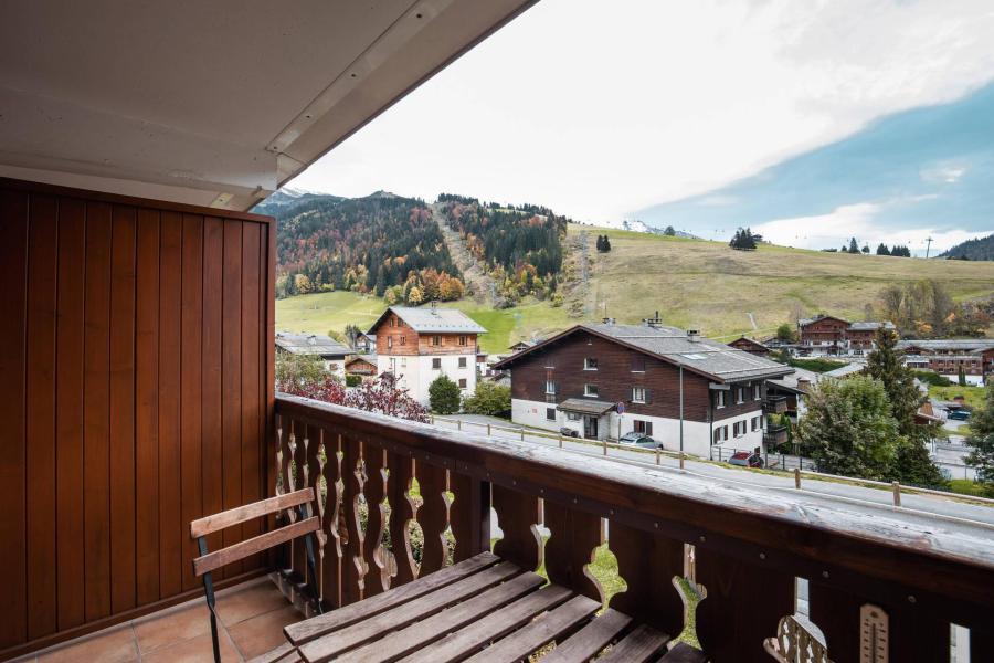 Skiverleih Studio Schlafnische für 3 Personen (13) - Résidence Alcyon - La Clusaz - Balkon