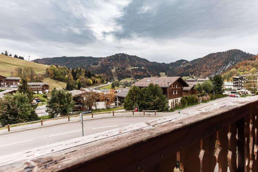 Skiverleih Studio Schlafnische für 3 Personen (13) - Résidence Alcyon - La Clusaz - Balkon