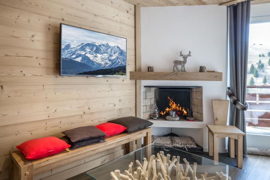 Rent in ski resort 3 room apartment sleeping corner 6 people (1518) - Résidence Aravis 1500 - La Clusaz - Living room