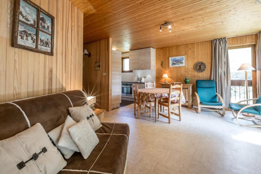 Ski verhuur Appartement 3 kamers 6 personen (AR1613) - Résidence Aravis 1600 - La Clusaz - Woonkamer