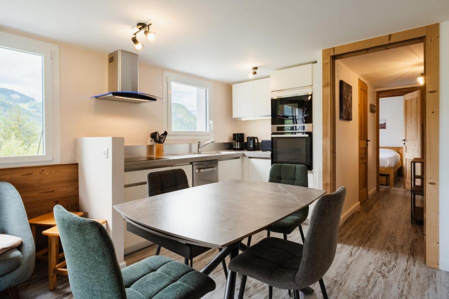 Location au ski Appartement 3 pièces mezzanine 6 personnes (AUTAN4) - Résidence Autan - La Clusaz - Séjour