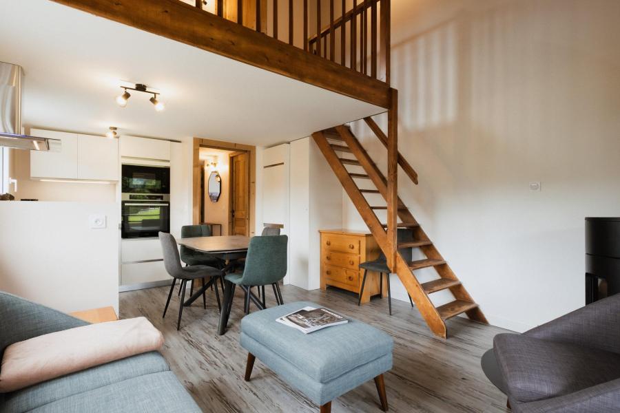 Skiverleih Wohnung 3 Mezzanine Zimmer 6 Leute (AUTAN4) - Résidence Autan - La Clusaz - Wohnzimmer