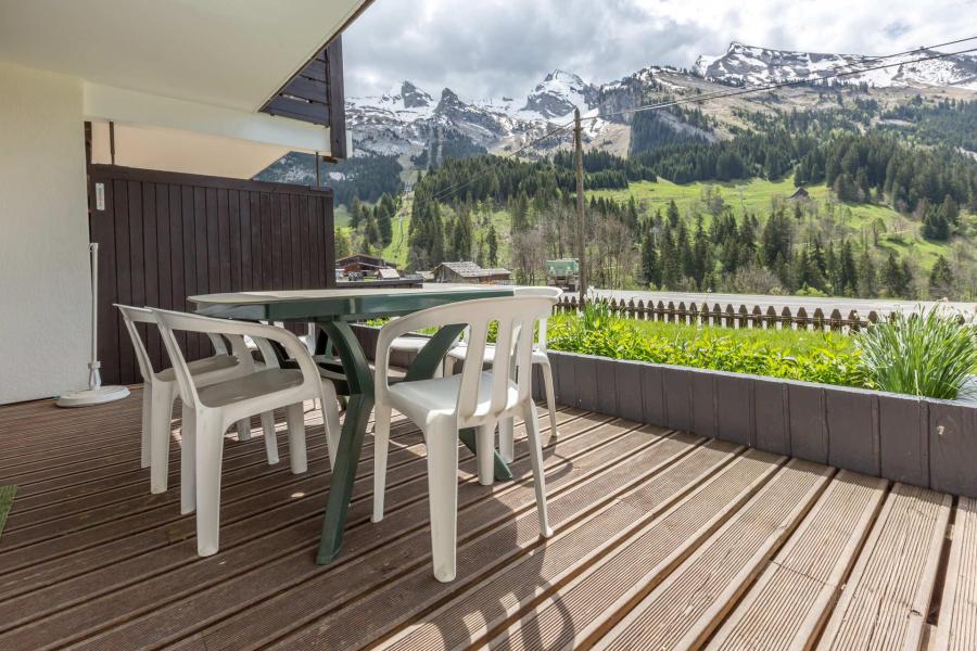 Rent in ski resort 3 room apartment cabin 6 people (BALM02) - Résidence Balme I - La Clusaz - Terrace