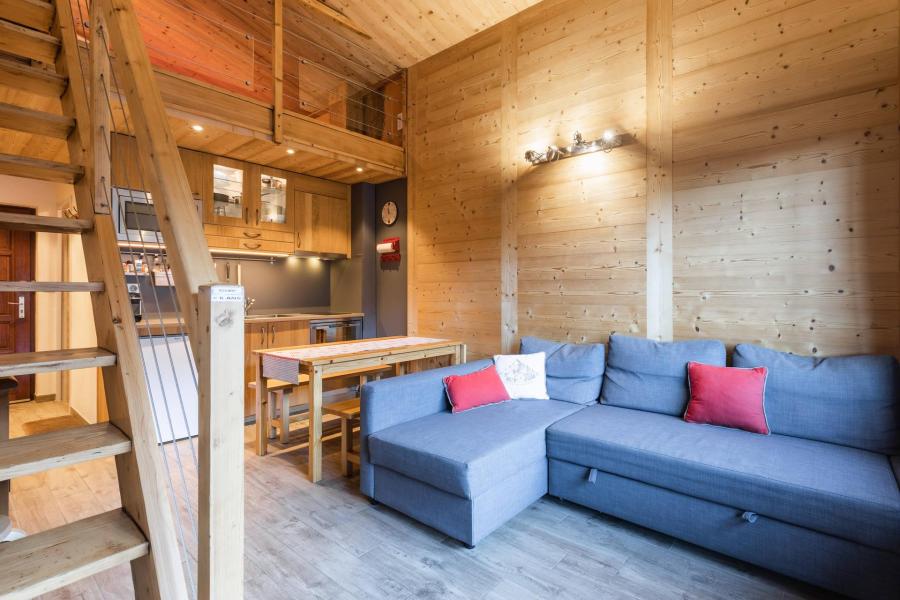 Rent in ski resort 3 room mezzanine apartment cabin 6 people (BALM08) - Résidence Balme I - La Clusaz - Living room