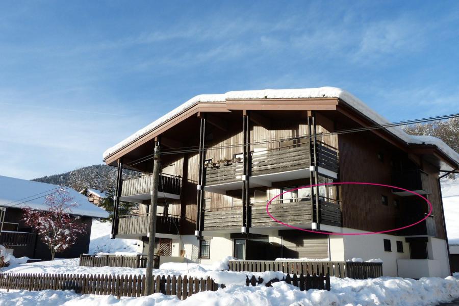 Location au ski Résidence Balme I - La Clusaz - Extérieur hiver