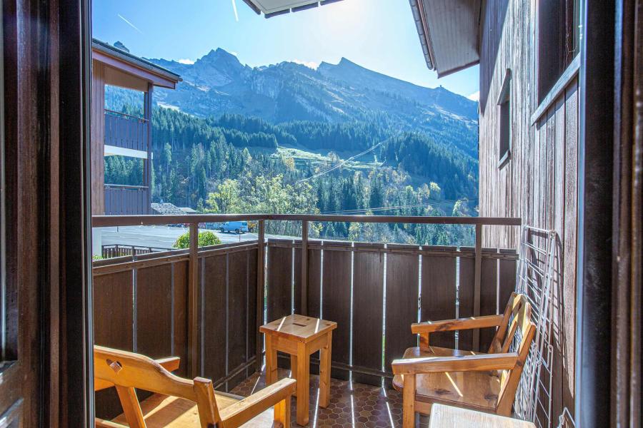 Ski verhuur Studio bergnis 6 personen (BALM06) - Résidence Balme I - La Clusaz - Balkon