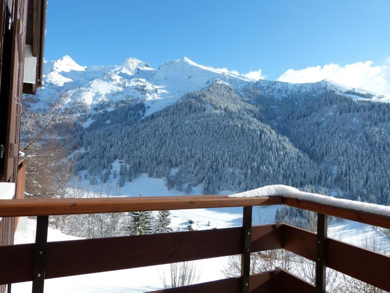 Rent in ski resort 2 room apartment sleeping corner 6 people (BEL631) - Résidence Belvedere 2 - La Clusaz - Balcony