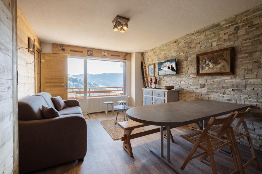 Rent in ski resort 2 room apartment sleeping corner 6 people (BEL631) - Résidence Belvedere 2 - La Clusaz - Living room