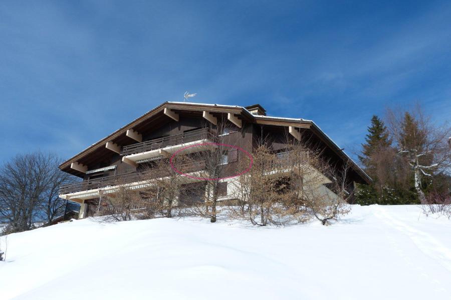 Skiverleih 2-Zimmer-Berghütte für 6 Personen (BEL631) - Résidence Belvedere 2 - La Clusaz - Draußen im Winter