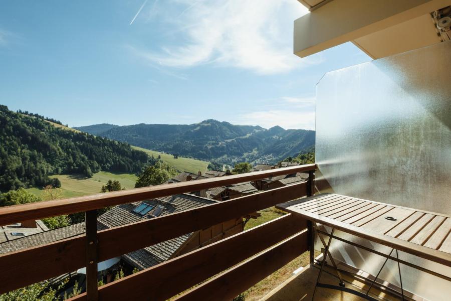 Ski verhuur Appartement 2 kamers bergnis 6 personen (BEL631) - Résidence Belvedere 2 - La Clusaz - Balkon