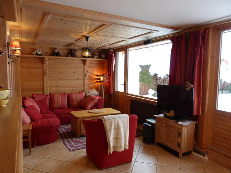 Rent in ski resort 5 room apartment cabin 8 people (02) - Résidence Biblos - La Clusaz - Living room