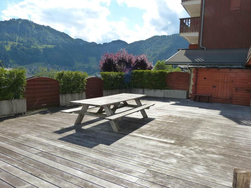 Rent in ski resort 5 room apartment cabin 8 people (02) - Résidence Biblos - La Clusaz - Terrace