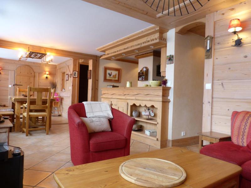 Location au ski Appartement 5 pièces cabine 8 personnes (02) - Résidence Biblos - La Clusaz - Séjour