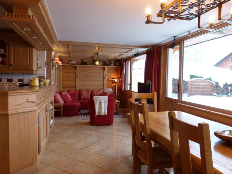 Location au ski Appartement 5 pièces cabine 8 personnes (02) - Résidence Biblos - La Clusaz - Séjour