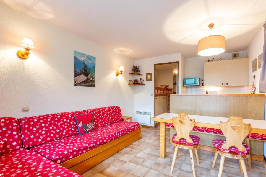 Ski verhuur Studio cabine 5 personen (25) - Résidence Biblos - La Clusaz - Woonkamer