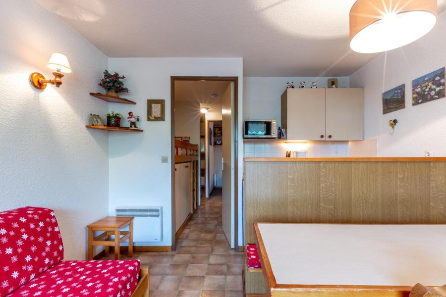 Ski verhuur Studio cabine 5 personen (25) - Résidence Biblos - La Clusaz - Woonkamer