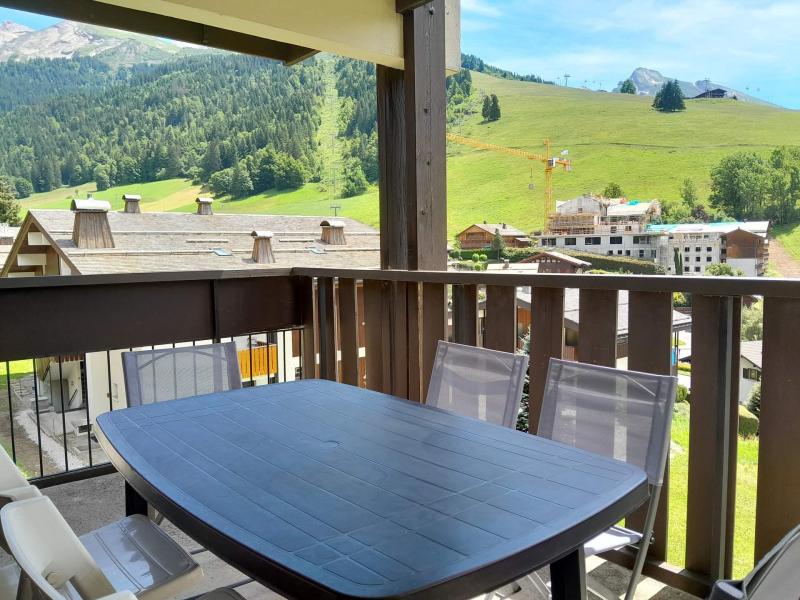 Rent in ski resort 3 room apartment 6 people (BISO12) - Résidence Bison - La Clusaz - Balcony