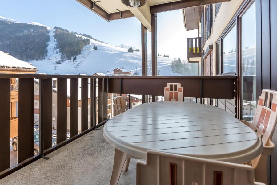 Skiverleih 3-Zimmer-Appartment für 4 Personen (BISO23) - Résidence Bison - La Clusaz - Balkon