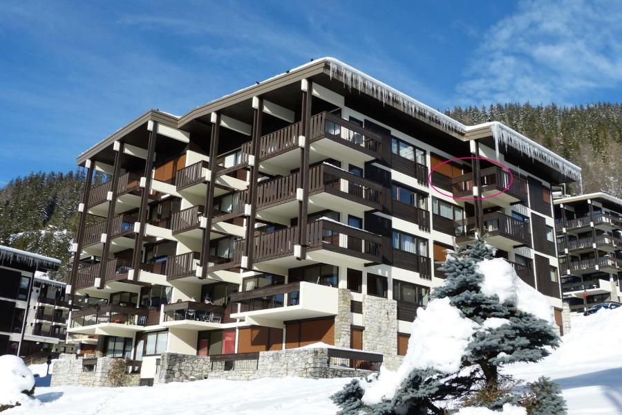 Urlaub in den Bergen 3-Zimmer-Appartment für 4 Personen (BISO23) - Résidence Bison - La Clusaz - Draußen im Winter