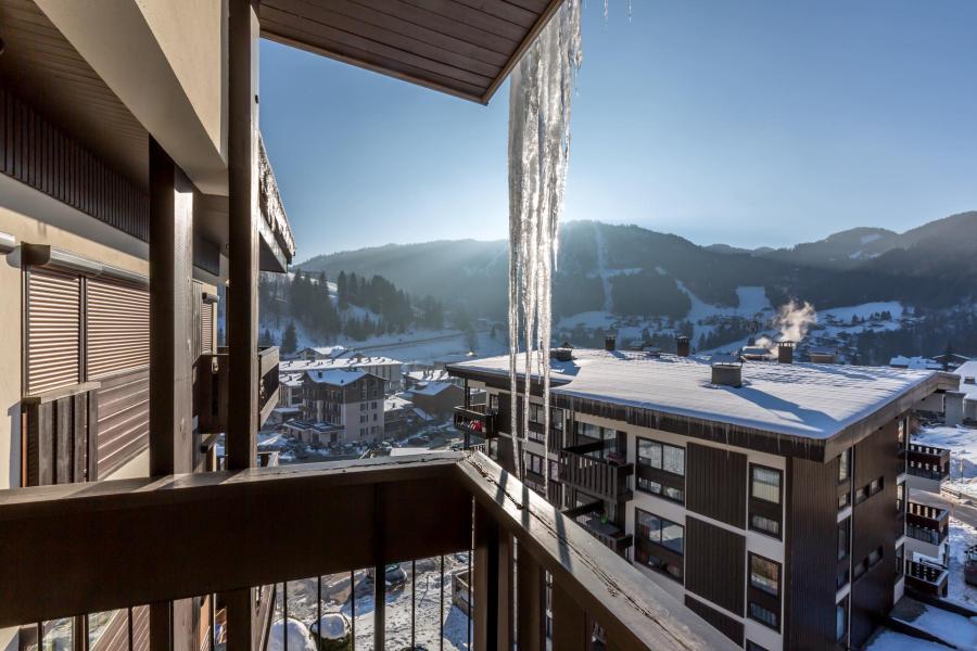 Ski verhuur Appartement 2 kabine kamers 4 personen (BISO27) - Résidence Bison - La Clusaz - Balkon