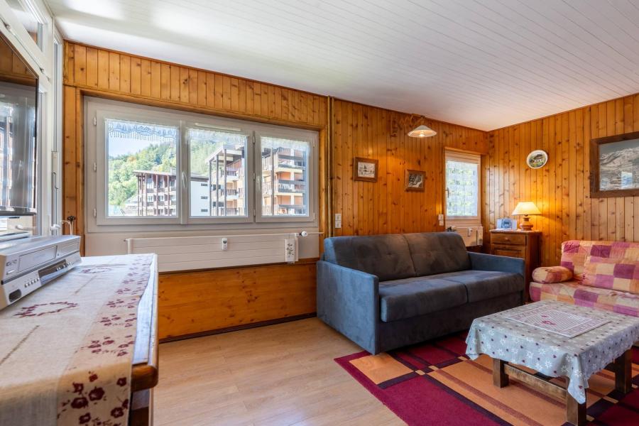 Ski verhuur Appartement 2 kamers 5 personen (BISO21) - Résidence Bison - La Clusaz - Woonkamer