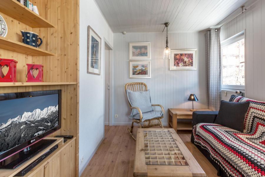 Ski verhuur Appartement 3 kamers 4 personen (BISO23) - Résidence Bison - La Clusaz - Woonkamer