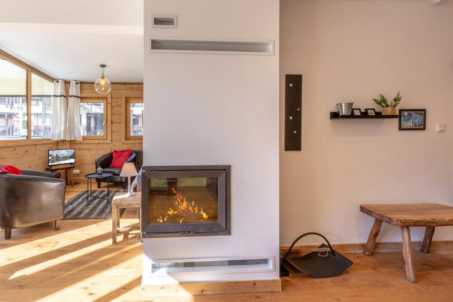 Location au ski Appartement 3 pièces cabine 6 personnes (BISO08) - Résidence Bison - La Clusaz - Séjour