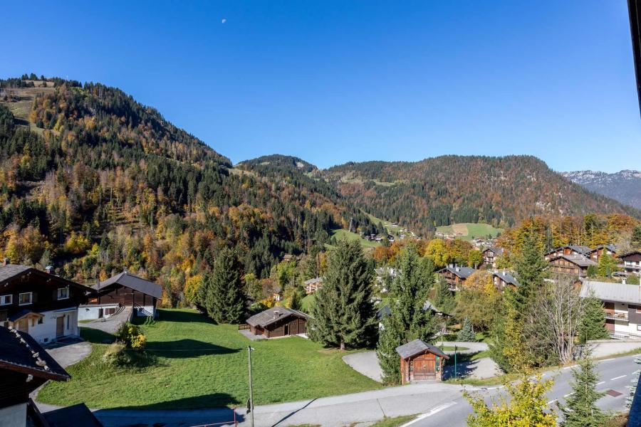 Skiverleih 4-Zimmer-Appartment für 6 Personen (CAMP04) - Résidence Campanes - La Clusaz - Balkon