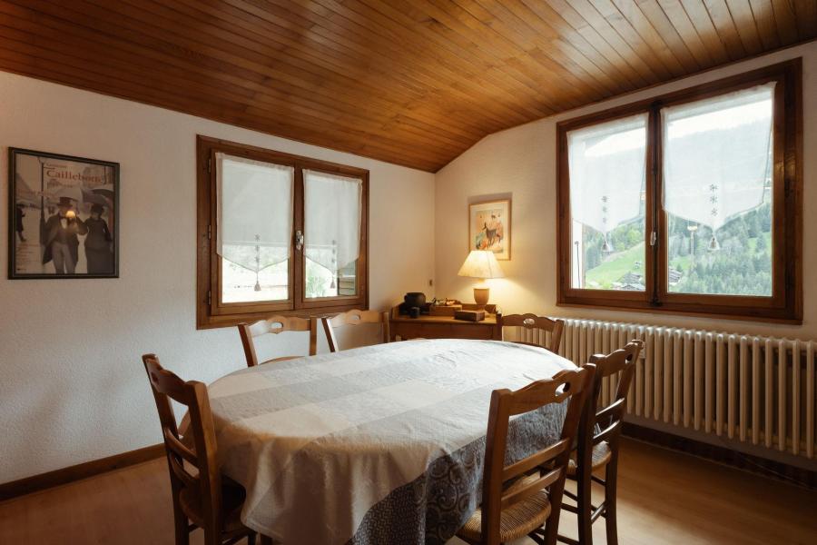 Ski verhuur Appartement 4 kamers 6 personen (CAMP04) - Résidence Campanes - La Clusaz - Woonkamer