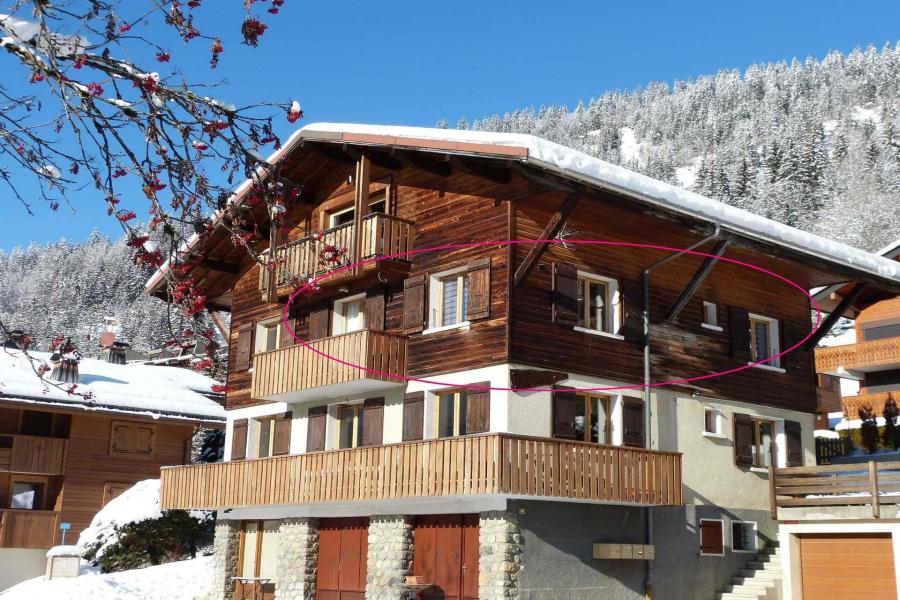 Vakantie in de bergen Appartement 2 kamers 4 personen (CAPU03) - Résidence Capucines - La Clusaz - Buiten winter