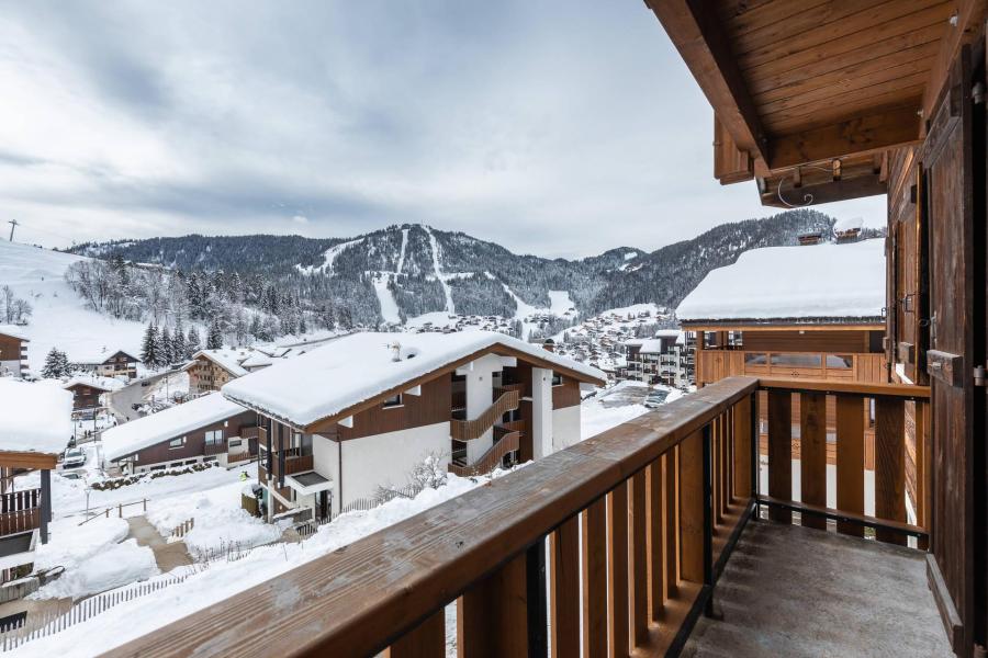 Ski verhuur Appartement 2 kamers 4 personen (CAPU03) - Résidence Capucines - La Clusaz - Balkon