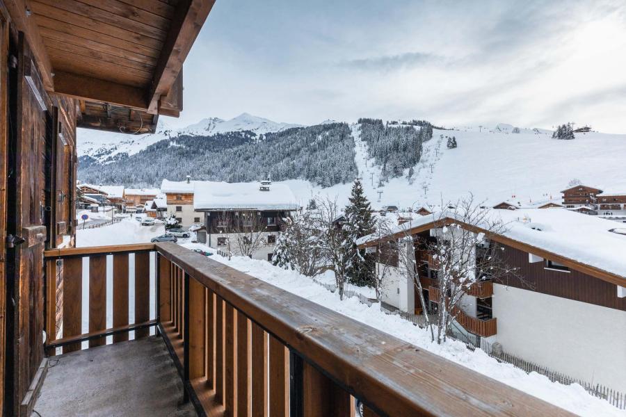 Location au ski Appartement 2 pièces 4 personnes (CAPU03) - Résidence Capucines - La Clusaz - Balcon