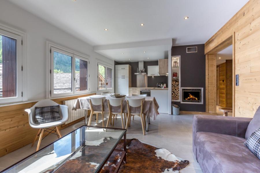 Location au ski Appartement 3 pièces 6 personnes (07) - Résidence Cattin - La Clusaz - Séjour