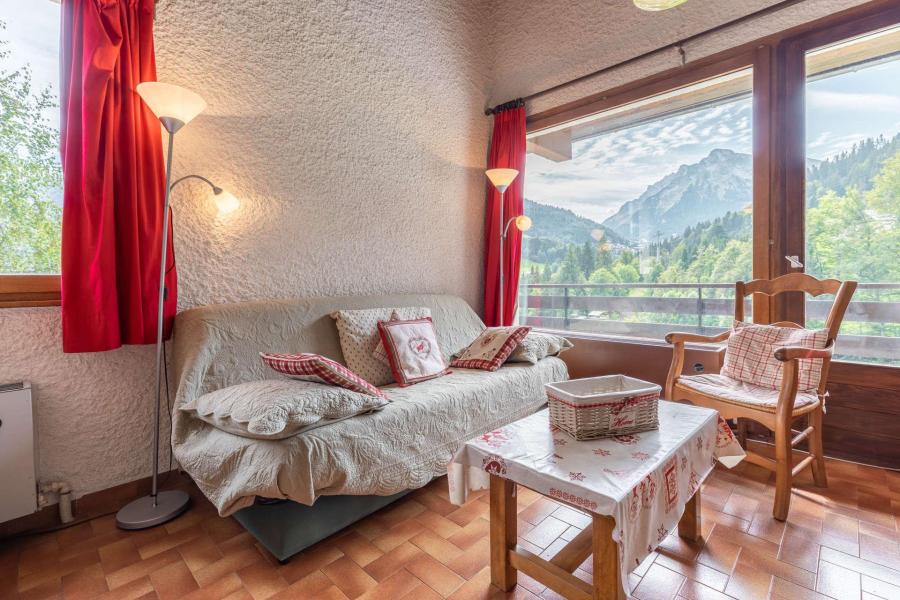 Rent in ski resort 3 room mezzanine apartment sleeping corner 6 people (610) - Résidence Chanteneige - La Clusaz - Living room