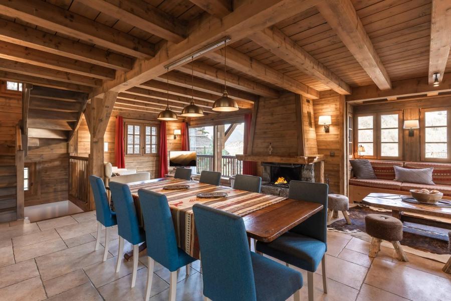 Rent in ski resort 5 room duplex chalet 8 people - Résidence Clafoutis - La Clusaz - Living room