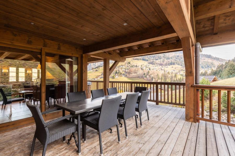 Rent in ski resort 5 room duplex chalet 8 people - Résidence Clafoutis - La Clusaz - Terrace