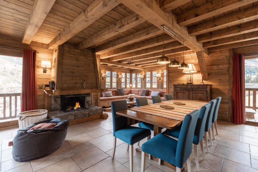 Location au ski Chalet duplex 5 pièces 8 personnes - Résidence Clafoutis - La Clusaz - Séjour