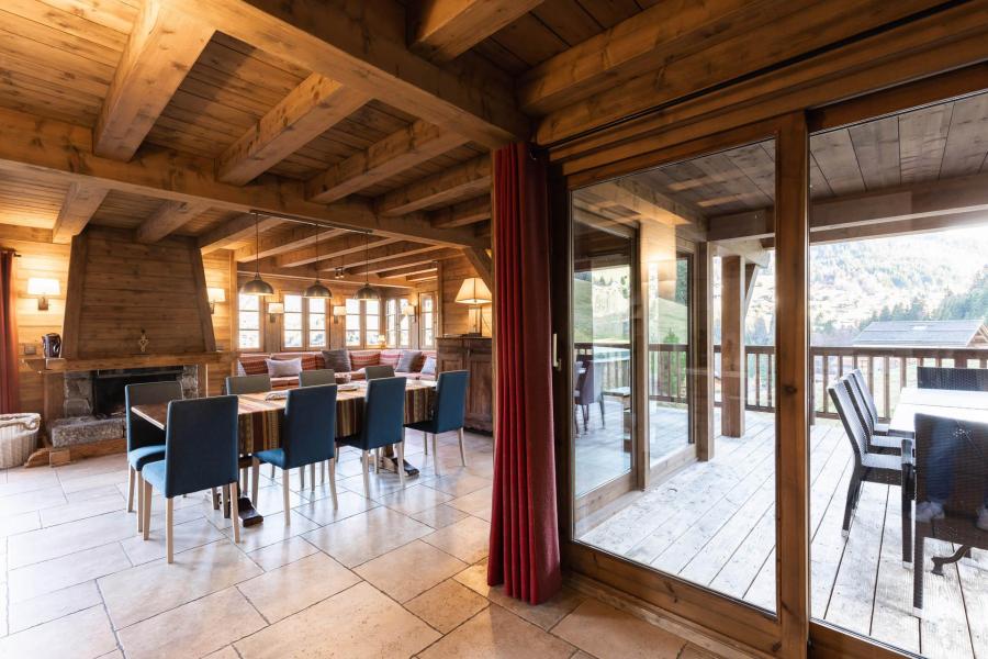 Skiverleih Duplex Wohnung 5 Zimmer 8 Personnen - Résidence Clafoutis - La Clusaz - Wohnzimmer