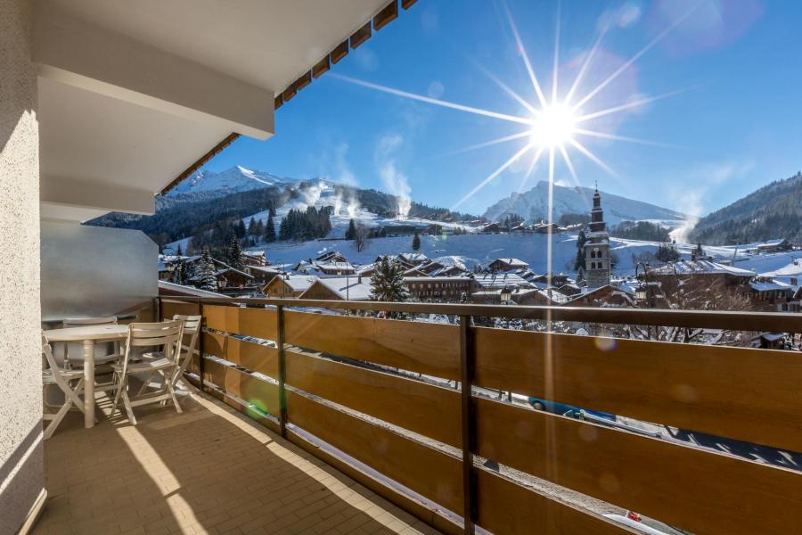 Rent in ski resort 2 room apartment 4 people (12) - Résidence Crystal - La Clusaz - Terrace