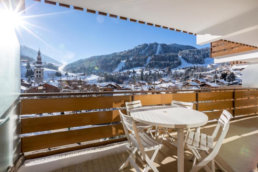 Rent in ski resort 2 room apartment 4 people (12) - Résidence Crystal - La Clusaz - Terrace