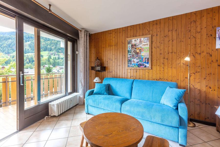 Skiverleih 2-Zimmer-Appartment für 4 Personen (05) - Résidence Crystal - La Clusaz - Wohnzimmer