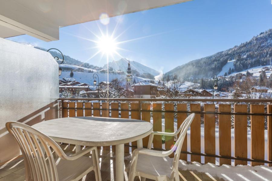 Alquiler al esquí Apartamento 2 piezas para 4 personas (06) - Résidence Crystal - La Clusaz - Terraza