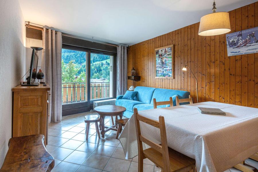 Ski verhuur Appartement 2 kamers 4 personen (05) - Résidence Crystal - La Clusaz - Woonkamer